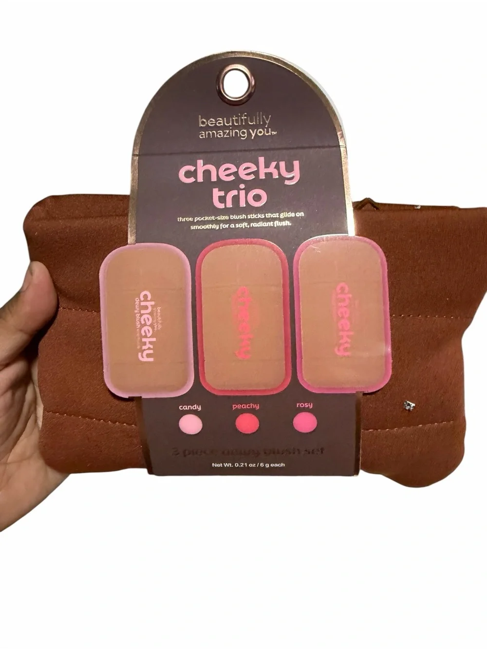 Cheeky Trio Blush Set — Peachy / Candy / Rosy